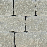 Mauerstein Gutshof MB24 bossiert 15 cm grau (0,54m&sup2;/Lage - 2,16m&sup2;/Pal) / m2