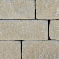 Friedl Mauerstein Gutshof  bossiert kreide-MB24-15cm