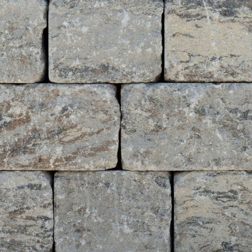 Mauerstein Gutshof MB16 bossiert 15 cm muschelkalk (0,9m²/Lage - 3,6m²/Pal) / m2
