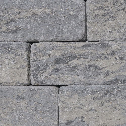 Mauerstein Gutshof MB24 bossiert 7,5 cm platin-schattiert (0,27m²/Lage - 2,16m²/Pal) / m2