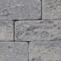 Mauerstein Gutshof MB24 bossiert 7,5 cm platin-schattiert (0,27m&sup2;/Lage - 2,16m&sup2;/Pal) / m2