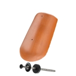 SET Gratanfangstein glatt inkl. Glockenschraube rotbraun