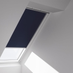 VELUX&reg; Verdunkelungsrollo Alu Linie MK10 Hellbeige 1085 Elektro (DML)