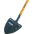 Fassschaufel geschm. 1,3kg m. Stiel