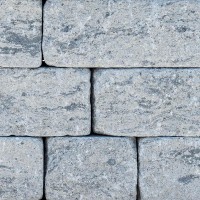 Abdeckplatte Gutshof 2-seitig gespalten 60x33x7,5 cm eisgrau-schattiert (4m&sup2;/Lage - 32Stk/Pal) / Stk