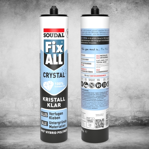 SOUDAL Fix All Crystal, 470 G KARTUSCHE (12stk/VPE)