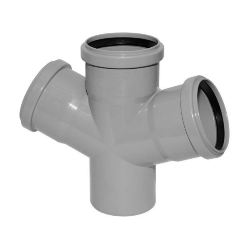 HT-Doppelabzweiger 100/100mm