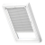 VELUX®  Jalousie, Alu Linie - Silber gebürstet, manuell, UK10