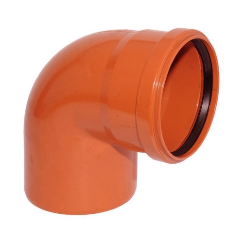 PVC Haus Kanal-Bogen NW 125/ 87° (VE140) / Stk.