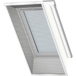 VELUX&reg; Insektenschutzrollo MK04 manuell (ZIL) weisse Linie