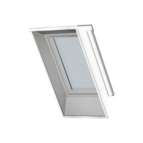 VELUX® Insektenschutzrollo UK10 manuell (ZIL) weisse Linie