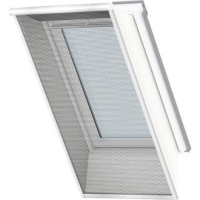 VELUX&reg; Insektenschutzrollo UK10 manuell (ZIL) weisse Linie