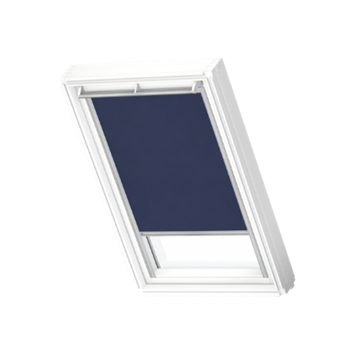 VELUX®  Stoffrollo, elektrisch, Alu Linie - Mitternachtsblau, MK10