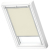 VELUX®  Stoffrollo, solar, Alu Linie - Beige, MK08