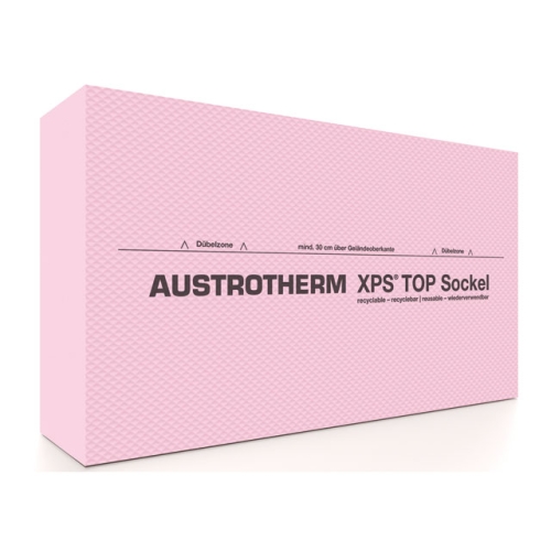 Austrotherm XPS TOP Sockel 1000x600x80mm (3,00 m²/ Pack/12Pack/Pal) / m2