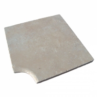 TRAVERTIN Vanilla Poolumrandung Eckplatte 45x45x3cm / Stk.