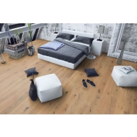 Admonter Landhausdiele classic Eiche Wild Stone, geb&uuml;rstet, 5g, Natur-ge&ouml;lt EASY CARE, braun gekittet