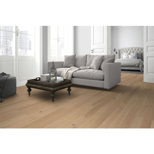 Admonter Landhausdiele classic Eiche Wild Weiß, gebürstet, 5g, Natur-geölt EASY CARE, braun gekittet