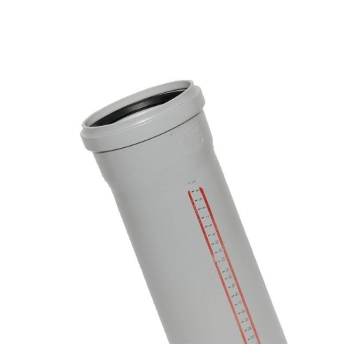 HT-Abflußrohr mit Steckmuffe 125mm 2000mm