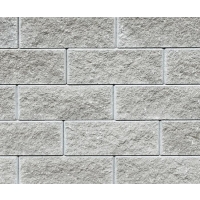 Faro Zaun Halbstein geschnitten 19,7x20x15 cm grau (20m²/Lage - 100Stk/Pal) / Stk