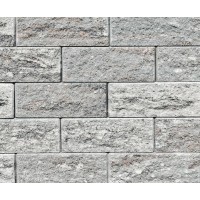 Faro Zaun Halbstein geschnitten 19,7x20x15 cm muschelkalk (20m²/Lage - 100Stk/Pal) / Stk
