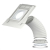 TLF Tageslicht-Spot, flexibles RohrFlaches Mat., 15-60°, 47x47cm