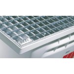 ACO KELLERLICHTSCHACHT 100X130X6O M. ROST STRECK BEGEHB./MONTAGESET 10CM