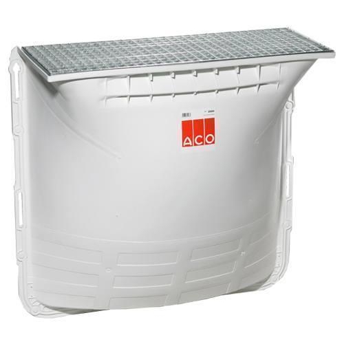 Lichtschacht Aco Therm Komplettset 1250 1000 400 für 10 cm  Dämmung Streckmetallrost begehbar