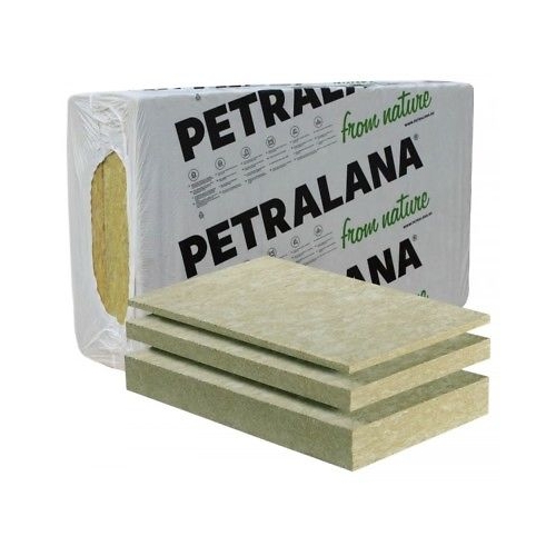 Mineralwolle Putzrgerplatte Petrafas 1000x600x100mm (1,80m2/Pack,Pal.28,80m ) / m2