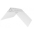 PVC-Winkel mit aufkaschiertem WDVS-Gewebe 10x15cm 2,50lfm (50StkBnd.100Stk/Ktn.) / Stk.