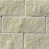 Faro Zaun Halbstein geschnitten 19,7x20x15 cm elfenbein (20m&sup2;/Lage - 100Stk/Pal) / Stk