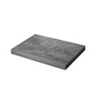 Friedl Largo Bodenplatte 59,8 x 39,8 x 5,0 cm (0,96m2/Lage,9,60m2 /Pal.) basalt - schattiert
