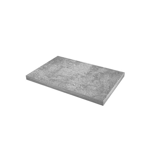  Friedl Largo Bodenplatte 89,8 x 59,8 x 5,0 cm (1,08m2/Lage, 8,64m2 /Pal.) platin - schattiert