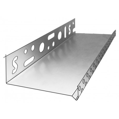 Sockeltrogprofil WDVS Alu 2,50lfm/Stange (10 Stk.7Bnd) / Stk. 220mm