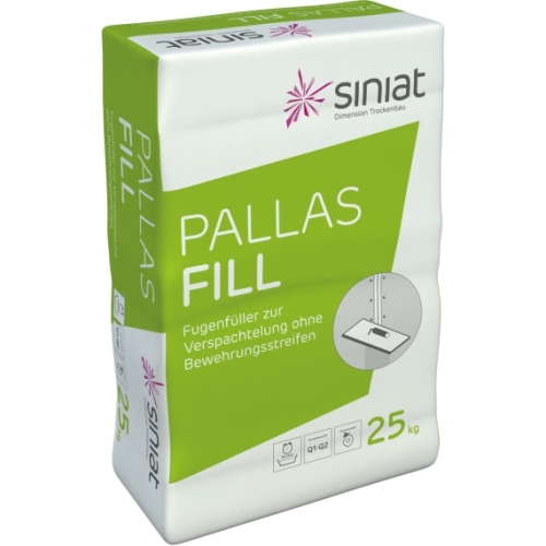Siniat Fügenfüller PALLAS FILL 25kg grün (Pal42Stk.) / Sack