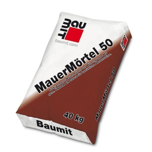 Baumit MauerMörtel 50 40kg (Sack40kg, Pal35 Sack) / Sack