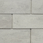 Friedl Classic Zaun und Mauerstein 40 x 20 x 16cm (Pal = 60Stk.) / Stk. taupe-schattiert