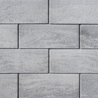 Classic Zaun Universalstein 40x20x16 cm platin-schattiert (12m²/Lage - 60Stk/Pal) / Stk