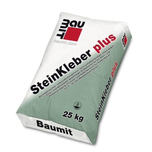 Baumit SteinKleber plus  Sack 25kg (48Sack/ Pal) / Sack