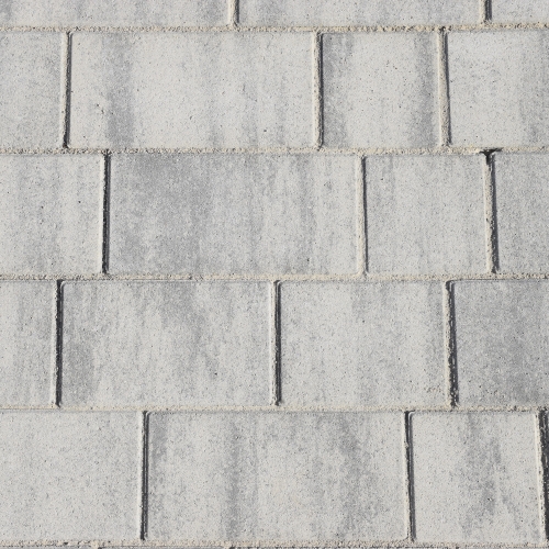 WB - Tango 6 - 14,5-29,5 x 14,5 x 6 cm  - Kombipflaster mit Fase - Silbergrau / m²