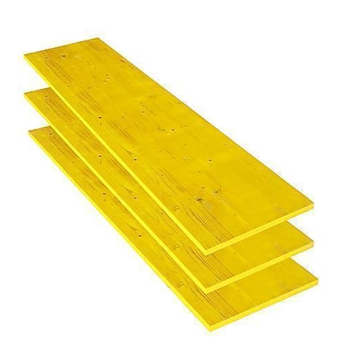 3 Schicht Schalungsplatte gelb, 27 mm 2500 x 500 x 27 (40 Stk. /Pal) / Stk.