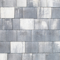 WB - Rialta Grosso mit Fase Top - 12,0-24,9 x 18,7 x 5 cm - Kombipflaster mit Mikrofase - Granitgrauschattiert  / m&sup2;