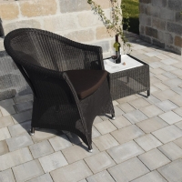 WB - Rialta Grosso mit Fase Top - 12,0-24,9 x 18,7 x 5 cm - Kombipflaster mit Mikrofase - Granitgrauschattiert  / m&sup2;