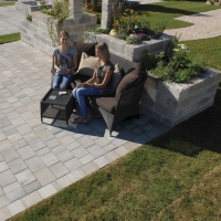 WB - Rialta Grosso mit Fase Top - 12,0-24,9 x 18,7 x 5 cm - Kombipflaster mit Mikrofase - Muschelkalk / m&sup2;