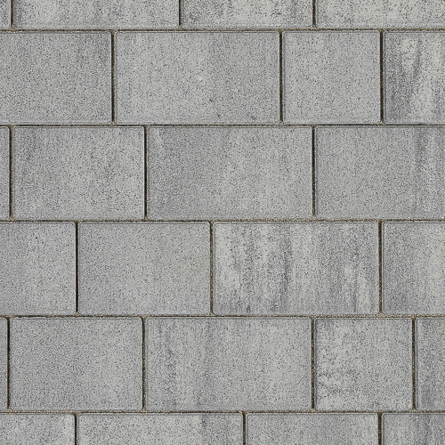 WB - Tango 8 - 14,5-29,5 x 14,5 x 8 cm  - Kombipflaster mit Fase - Graphitweiß / m²