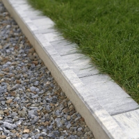 WB - Colori Einfassungsstein - 100 x 5 x 20 cm - Einfassungsstein mit beidseitiger Fase - Muschelmix / Stk.