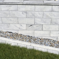 WB - Colori Einfassungsstein - 100 x 5 x 20 cm - Einfassungsstein mit beidseitiger Fase - Silbergrau / Stk.