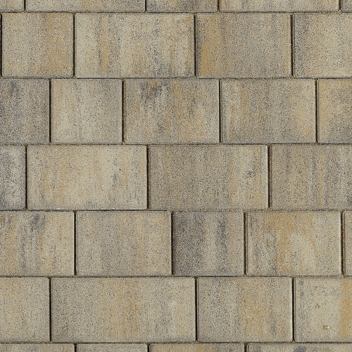 WB - Terrana  - 19,7-39,7-59,7 x 39,7 x 6 cm - großformatiger Steinsatz mit Fase - Muschelmix / m²
