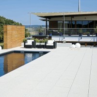 WB - Linear - 60 x 40 x 3,5 cm - Terrassenplatte geschliffen und gestrahlt, mit Fase - Granithell / Stk.