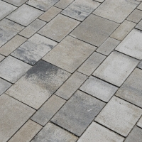 WB - Rialta Grande natur Top - 9,8-27,4 x 7,4-19,4 x 5 cm - Kombipflaster Set aus W1537+W1565 - Grauschattiert   / m&sup2;